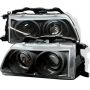 SPYDER 5010827 Projector Headlights - LED Halo - Black