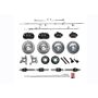 Ford Racing M-2300-YBK 2015-2023 Mustang Performance GT350R Black Brake Kit