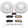 PowerStop CRK5432 Genuine Geomet Coated Rotor and Low-Dust Ceramic Brake Pad Kit