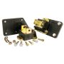 Prothane 7-520-BL Chevy LS1 Motor Mount Adapter Kit - Type B - Black