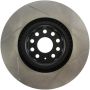 Stoptech 126.33112SR Power Slot 09 VW CC (Passat CC) / 06-09 Passat Front Right Slotted Rotor