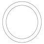 Cometic Gasket C15114 Cometic Ford 59A Flathead V8 .060in KF Distributor Cap Cover Gasket - 1945-1948