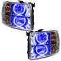 Oracle Lighting 7007-002 SMD Pre-Assembled Headlights, Round Style, Blue