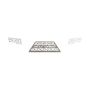Road Armor 3152DRMD 15-19 Chevy 2500 iDentity Rear Bumper Components - iD Mesh - Raw
