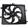 Autopart International Auxiliary Fan Assembly w/ single plug connectr 1604549330