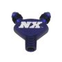 Nitrous Express 16078 1/8NPT x 3AN x 3AN BILLET PURE-FLO Y FITTING (BLUE)