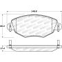 Stoptech 308.09100 Street Brake Pads