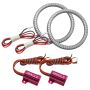 Oracle Lighting 1215-003 Jeep Wrangler JL/Gladiator JT LED Surface Mount Fog Light Halo Kit - Red