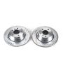 PowerStop EBR668XPR PowerStop Evolution Performance Drilled, Slotted & Plated Brake Rotor Pair