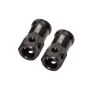 JOES RACING PRODUCTS JOE34359 LW Aluminum Quick Change Cover Nut Kit - 2 Pack