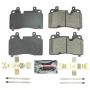 PowerStop Z23-8007 PowerStop - Z23 Daily Driver Carbon-Fiber Ceramic Brake Pads with Hardware Kit