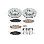 PowerStop KOE3009 OE Stock Replacement Low-Dust Ceramic Brake Pad and Rotor Kit