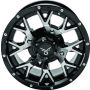 QuadBoss 608574 Barbwire 14X7 - 4+3 - 4/156 - Machined