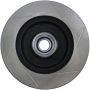 Stoptech 126.61026SR Power Slot 90-93 Ford Mustang 8cy (Exc 93 Cobra Rear Disc) Front Right Slotted Rotor
