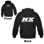 Nitrous Express 16596 BLACK NX HOODIE, LARGE
