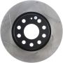 Stoptech 126.33099SL Power Slot 06-10 Audi A3 / 09 VW CC (Passat CC) / 06-09 GTI Mk V Left Rear Slotted Rotor