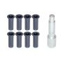 Kentrol 2018+ Jeep JL Door Hinge Liners 4 Door - Textured Black