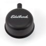 EDELBROCK EDE4413 Round Cap w/Nipple Black