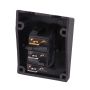 Derale 16740 Lighted Manual Rocker Type Electric Fan On/Off Switch, 3-pole 12v