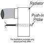 Derale 16759 Adjustable Electric Fan Controller, Push In Radiator Probe