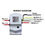 Derale 16789 High Amperage Adjustable Dual Electric Fan Controller, 3/8