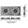 Derale 16812 Powerpack -High Output Dual 10