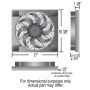 Derale 16817 Powerpack - High Output Single 14