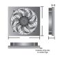 Derale 16818 Powerpack - High Output Single 17