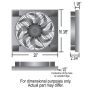 Derale 16820 Powerpack - High Output Single 14