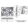 Derale 16825 Powerpack - High Output Dual 12