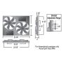 Derale 16836 Powerpack - High Output Dual 12