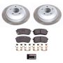 PowerStop SC7213 Semi-Coated Rotor and Low-Dust Ceramic Brake Pad Kit