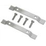 Mustang Motorcycle 78008 Mustang Sissy Barpad Brackets(Pair) with 4 Screws