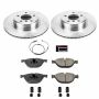 PowerStop KOE7162 OE Stock Replacement Low-Dust Ceramic Brake Pad and Rotor Kit