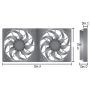 Derale 16928 High Output Dual 12