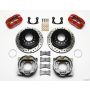 Wilwood 140-11403-DR Dynapro Low-Profile 11.00in P-Brake Kit Drill-Red Small Ford 2.50in Offset