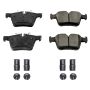 PowerStop 17-1795 PowerStop - Z17 Low-Dust Ceramic Brake Pads with Hardware