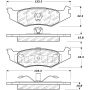 Stoptech 308.05120 Street Touring Brake Pads