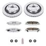 PowerStop K5289-26 Z26 Street Performance Ceramic Brake Pad and Drilled & Slotted Rotor Kit