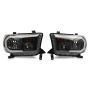 Raxiom TU16005 07-13 Toyota Tundra Axial Series Headlights w/ SEQL LED Bar- Blk Housing (Clear Lens)