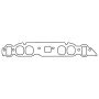 Cometic Gasket C15041-125 Cometic GM Gen-V/VI BB V8 .125in KF Fiber Intake Mani Gskt Set-1.848in x 2.042in Oval Port