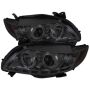 SPYDER 5032522 Projector Headlights - LED Halo - DRL - Smoke