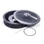 EDELBROCK EDE43662 Air Cleaner Kit - 14in Dia. Breathable - Black