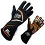 K1 RACEGEAR K1R23-FLT-NFO-L Gloves Flight Large Black-Flo Orange
