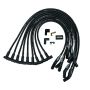 Moroso 73725 Chevrolet Small Block Ignition Wire Set - Ultra 40 - Unsleeved - HEI - 135 Degree - Black