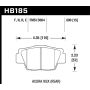 Hawk Performance HB185N.590 HP Plus Disc Brake Pad