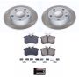 PowerStop SC3129 Semi-Coated Rotor and Low-Dust Ceramic Brake Pad Kit