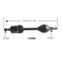 Autopart International Axle Assembly 100% NEW 1700196973