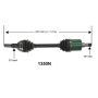Autopart International Axle Assembly 100% NEW 1700196974