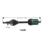Autopart International Axle Assembly 100% NEW 1700196975